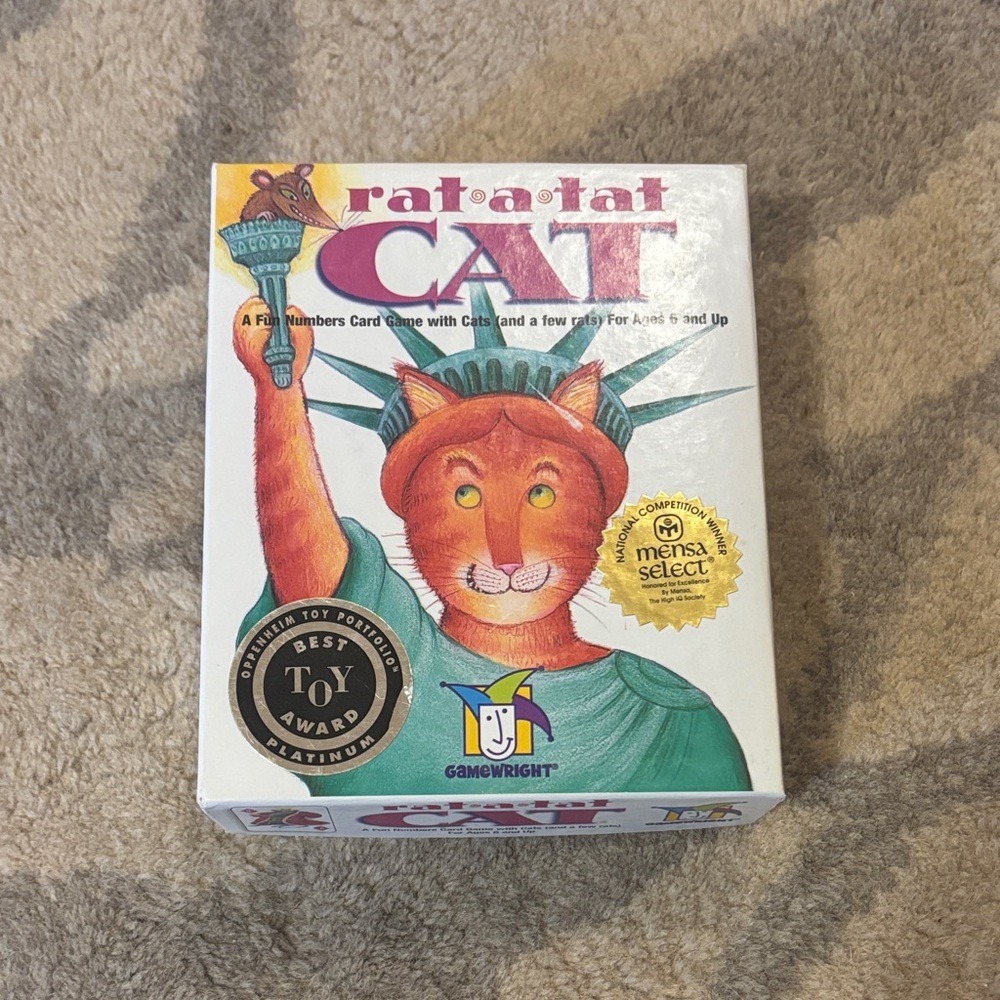 Rat-a-Tat Cat Card Game - White/Green Box